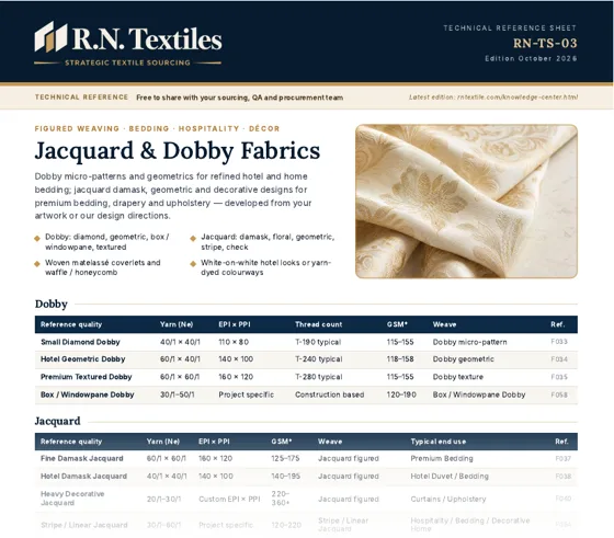 RN-TS-03 — Jacquard & Dobby Fabrics